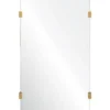 Mirror Home Rectangle Framed Mirror With Burnished Brass 1 Mirror Home Rectangle Framed Mirror With Burnished Brass
