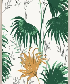 Natural Curiosities Paule Marrot Green And Yellow Palm Leaves 1