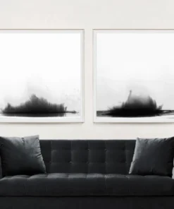 Natural Curiosities Ink And Water Pair Framed Artwork New Arrivals