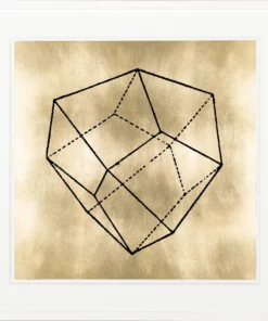 Natural Curiosities Krystalle 3 Gold Leaf Framed Artwork New Arrivals