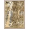 Natural Curiosities New Arrivals Gold City Map Artwork - New York