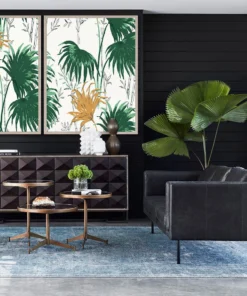 Natural Curiosities Paule Marrot Green And Yellow Palm Leaves 2