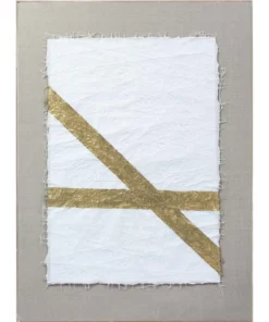 Natural Curiosities String Paper White Framed Artwork