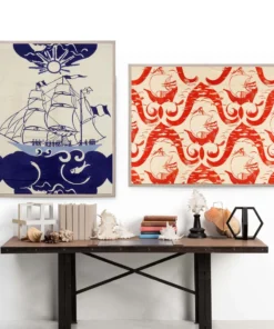 Natural Curiosities Paule Marrot Red Sea Framed Artwork New Arrivals