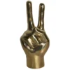 Noir New Arrivals Peace Sign Brass