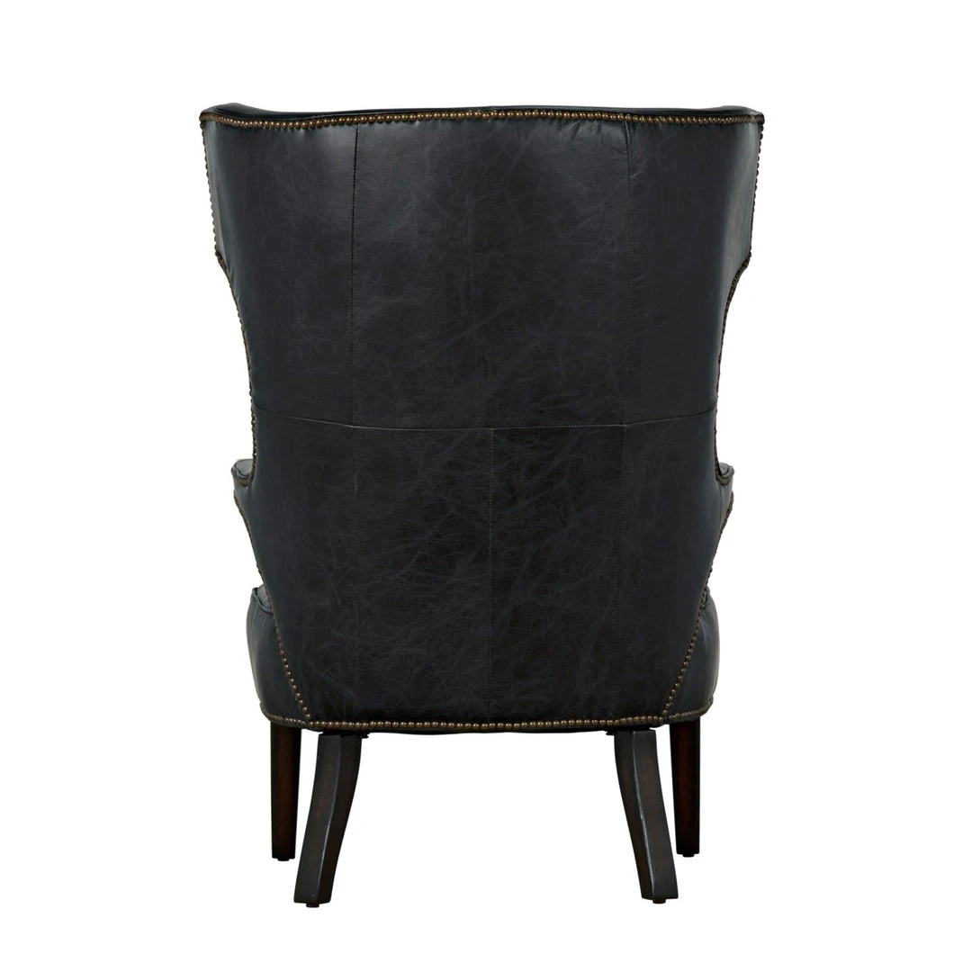 Noir Heracles Chair Black Leather 6 Noir Heracles Chair Black Leather