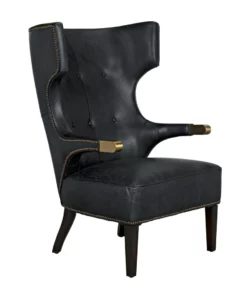 Noir Heracles Chair Black Leather 15 Noir Heracles Chair Black Leather