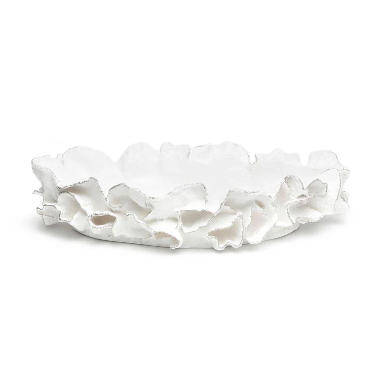 Made Goods Coco Tray White With Silver Faux Coral New Arrivals 3 Made Goods Coco Tray White With Silver Faux Coral New Arrivals
