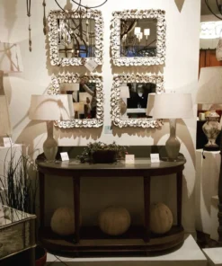 Currey And Company Oyster Shell Mirror Square New Arrivals