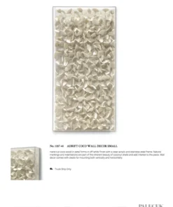 Palecek Adrift Coco Wall Decor Natural Small