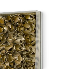 Palecek Adrift Coco Wall Decor Antique Brass Small