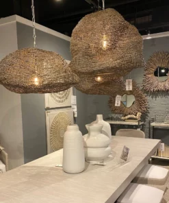 Palecek Andorra Pendant Medium Grey 9 Palecek Andorra Pendant Medium Grey