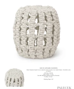 Palecek New Arrivals Annabel Hassock 17 Palecek New Arrivals Annabel Hassock