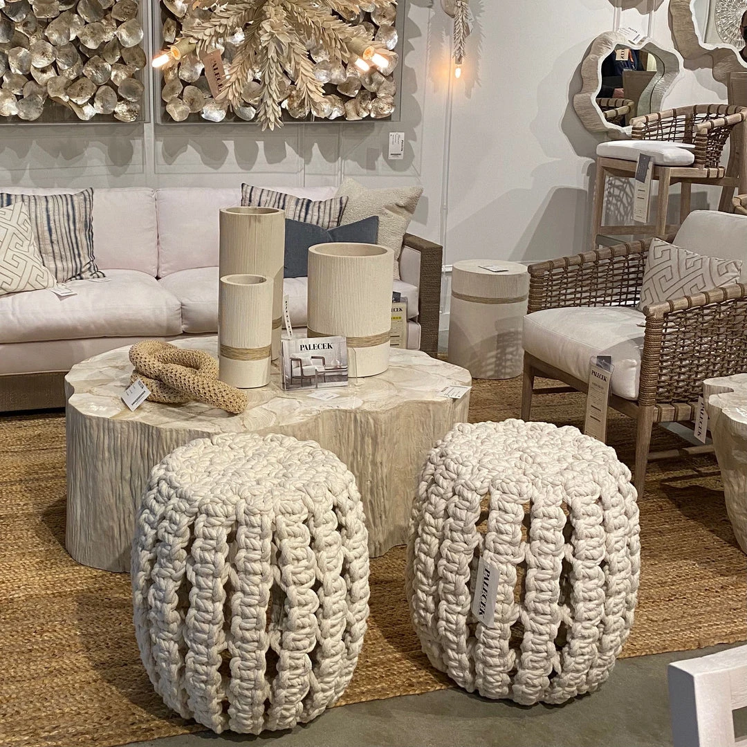 Palecek New Arrivals Annabel Hassock 5 Palecek New Arrivals Annabel Hassock