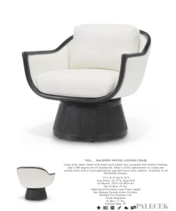 Palecek Baldwin Swivel Lounge Chair New Arrivals