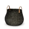 Palecek Cairo Basket Black Two Sizes New Arrivals 1 Palecek Cairo Basket Black Two Sizes New Arrivals