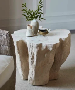 Palecek New Arrivals Camilla Fossilized Clam Side Table