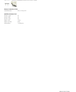 Palecek New Arrivals Chloe Fossil Clam Console Table