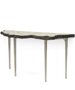 Palecek New Arrivals Chloe Fossil Clam Console Table