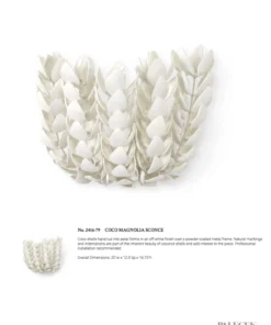 Palecek Coco Magnolia Sconce New Arrivals