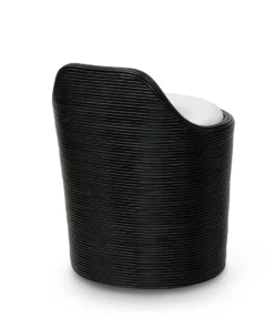 Palecek Enzo Swivel Stool Black New Arrivals