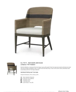 Palecek Fritz Rope Armchair