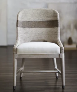 Palecek Fritz Rope Side Chair Fog White New Arrivals
