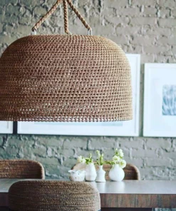 Palecek New Arrivals Green Oaks Pendant Natural Oversized