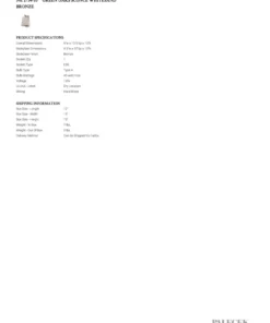 Palecek Green Oaks Sconce Whitesand And Bronze