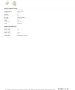 Palecek Juliet Semi Flush 11 Palecek Juliet Semi Flush