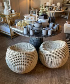 Palecek Manhattan Ivory Swivel Chair New Arrivals