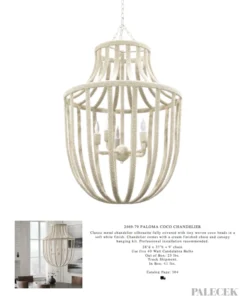 Palecek New Arrivals Paloma Coco Chandelier