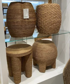 Palecek Spa Round Drum Stool 9 Palecek Spa Round Drum Stool