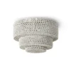 Palecek Veranda Flushmount Whitewash Pewter New Arrivals
