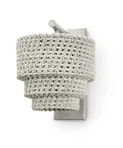 Palecek New Arrivals Veranda Sconce Whitewash Pewter