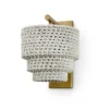 Palecek New Arrivals Veranda Sconce Whitewash Antique Brass