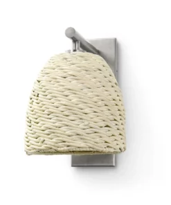 Palecek Wisteria Sconce Whitewash Pewter