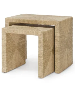 Palecek Woodside Nesting Table Set Of Two Natural New Arrivals