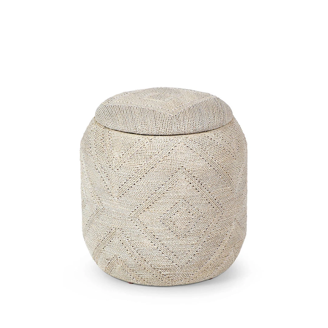 Palecek Zuni Storage Hassock Rope New Arrivals 3 Palecek Zuni Storage Hassock Rope New Arrivals
