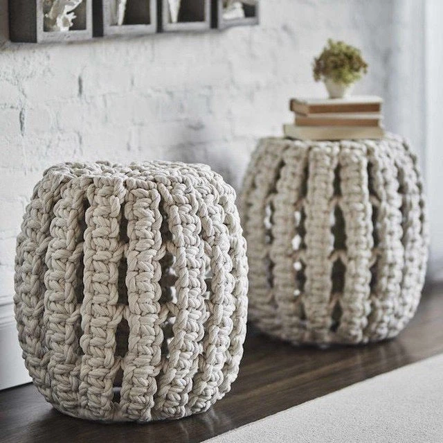 Palecek New Arrivals Annabel Hassock 7 Palecek New Arrivals Annabel Hassock