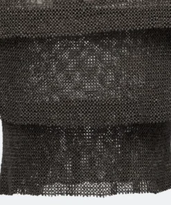 Made Goods Patricia Oval Chandelier Black Coco Beads And Brass 9 Made Goods Patricia Oval Chandelier Black Coco Beads And Brass