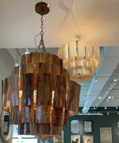 Made Goods Marjorie Semi Flush Mount Resin Coated Banana Bark New Arrivals