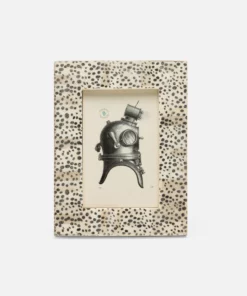 Pigeon And Poodle Ismailia Frame Spotted Silver Bone