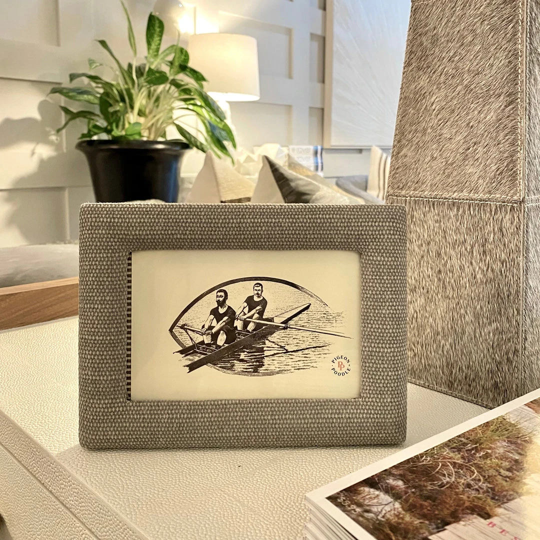 Pigeon And Poodle Kemi Frame Light Gray Cotton Jute 6 Pigeon And Poodle Kemi Frame Light Gray Cotton Jute