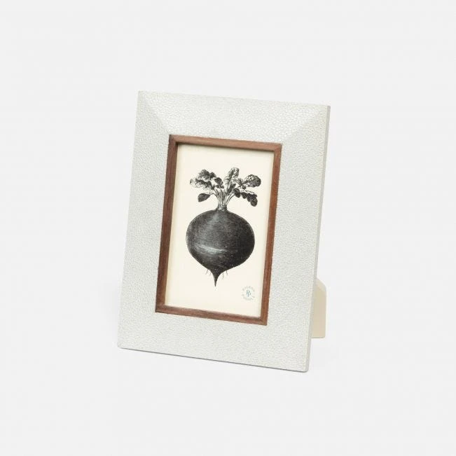 Pigeon And Poodle New Arrivals Oxford Frame Blanc Faux Shagreen 3 Pigeon And Poodle New Arrivals Oxford Frame Blanc Faux Shagreen