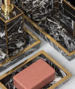 Pigeon And Poodle New Arrivals Rhodes Medium Tray Nero Marble 7 Pigeon And Poodle New Arrivals Rhodes Medium Tray Nero Marble