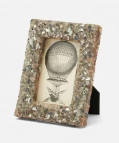 Pigeon And Poodle New Arrivals Rowena Frame Gray Mixed Glass And Resin