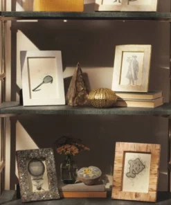 Pigeon And Poodle New Arrivals Rowena Frame Gray Mixed Glass And Resin