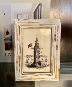 Pigeon And Poodle New Arrivals Winslow Frame Natural Mix Horn