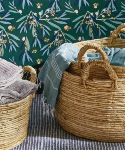 Pigeon And Poodle Saunier Basket Set Of 2